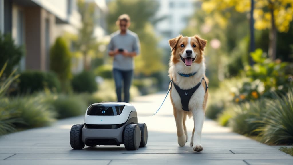 PawPilot supervised walking in a residential community